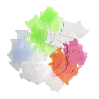 Пластиковые катушки для намотки, хранения ниток 100 штук разноцветные