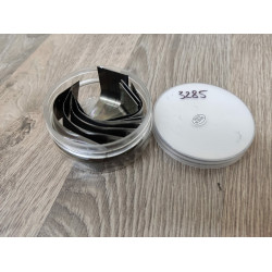 Набір торцевателей для шкіри коло та трикутник 10 штук