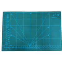 Доска для резки кожи с разметкой размер А3 макетный коврик