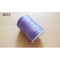 Нитка вощеная  для шитья по коже 0,45 мм  S072 148 м  фиолетовый цвет Galaces круглая нить