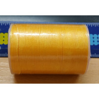 Нитка вощеная  для шитья по коже 0,55 мм  S041 113 м  оранжевый цвет Galaces круглая нить