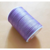 Нитка вощеная  для шитья по коже 0,55 мм  S072 113 м  фиолетовый цвет Galaces круглая нить