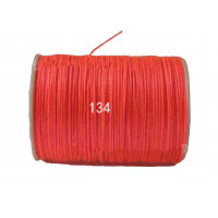 Нитка вощеная  для шитья по коже 0,55 мм  SG134 125м морковный цвет  Dacron-waxed