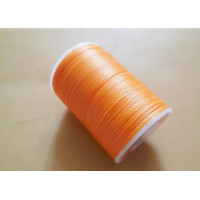 Нитка вощеная  для шитья по коже 0,65 мм  S061 78 м  оранжевый цвет Galaces нить