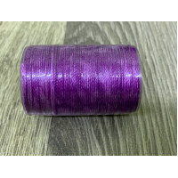 Нитка вощеная  для шитья по коже 0,65 мм  SG139 60м фиолетовый цвет Dacron-waxed