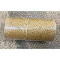 Нитка вощена плоска 1 мм S005 200 м 210D/16 бежевий колір нитка для шиття шкіри