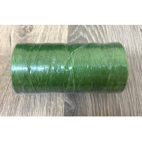 Нитка вощеная плоская 0,8 мм S033 260 м 150D светло-зеленый цвет нить для шитья кожи