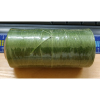 Нитка вощеная плоская 0,8 мм S034 260 м 150D темно-зеленый цвет нить для шитья кожи