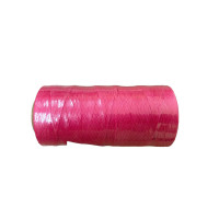 Нитка вощеная плоская 0,8 мм S071 260 м 150D розово серый цвет нить для шитья кожи