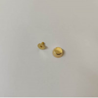 Ножка для сумки 12 мм цвет золото пукля для сумки