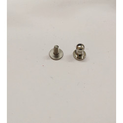 Винт кобурной ременной - Застежка для кошелька серебро 5 мм