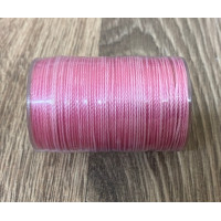 Нитка вощеная  для шитья по коже 0,45 мм 045 60м розовый цвет  Dacron-waxed