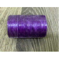 Нитка вощеная  для шитья по коже 0,45 мм 059 60м фиолетовый цвет  Dacron-waxed