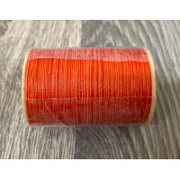 Нитка вощеная  для шитья по коже 0,45 мм 060 60м оранжевый цвет  Dacron-waxed