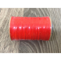Нитка вощеная  для шитья по коже 0,45 мм 134 60м морковный цвет  Dacron-waxed