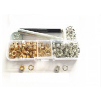 Набір для установки люверсів 5 мм 3 інструмента + 100 люверсів