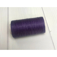 Нитка вощеная  для шитья по коже 1 мм  50 м фиолетовый цвет плоская нить