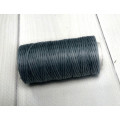Нитка вощений для шиття по шкірі 1 мм 50 м сірий колір плоска нитка