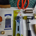 Набір для роботи зі шкірою 4мм 32 предмета набір для рукоділля leather craft круглий пробійник