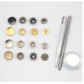 Набор для установки кнопок 203 12 мм  80 кнопок золото серебро бронза никель (коробка)