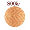 Нитка вощена плоска 1 мм S005 200 м 210D/16 бежевий колір нитка для шиття шкіри