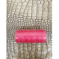Нитка вощеная плоская 0,8 мм S048 260 м 150D ярко-розовый цвет нить для шитья кожи