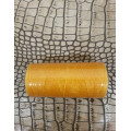 Нитка вощеная плоская 0,8 мм S041 260 м 150D желто-оранжевый цвет нить для шитья кожи